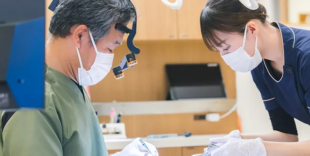 歯科医師による診察