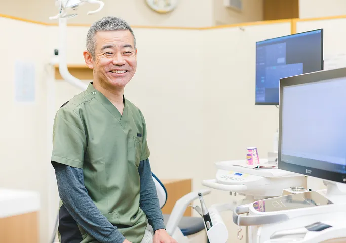 笑顔の患者さま