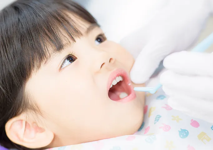 治療中の子ども